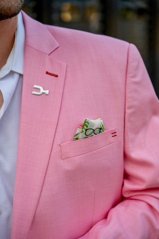Pink Cadillac Cowboy Sport Coat by Espuela Design Co. Lightweight Western Blazer with Modern Athletic Fit